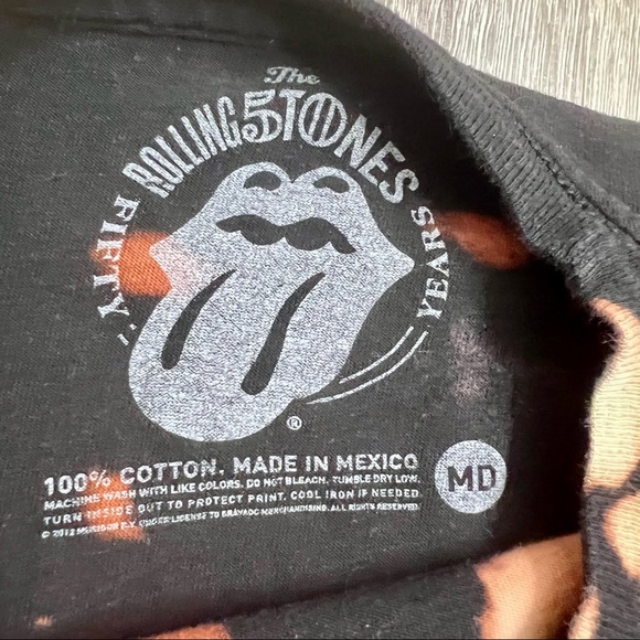 Original Vintage “The Rolling Stones” 2013 Concert Tye Dye T Shirt Size Medium - Picture 16 of 16